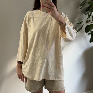 Boheme Football Tee in Milk